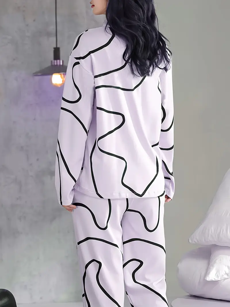 Stylish lavender Pajama Set