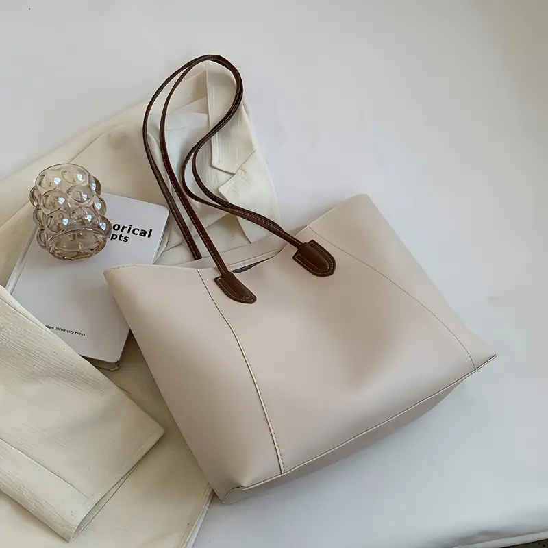 Elegant Beige Tote Bag