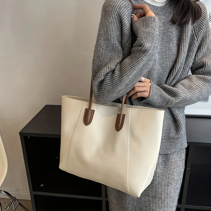Elegant Beige Tote Bag