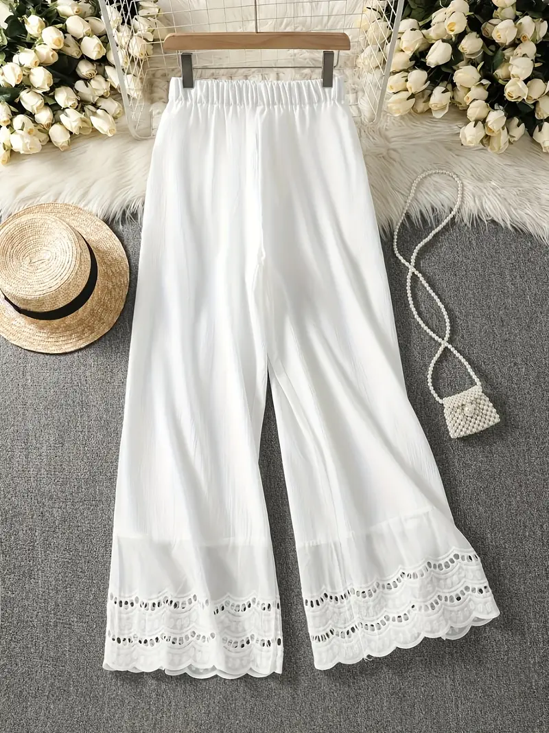 White cotton Trousers