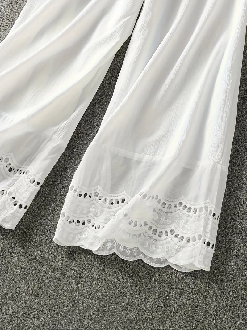 White cotton Trousers