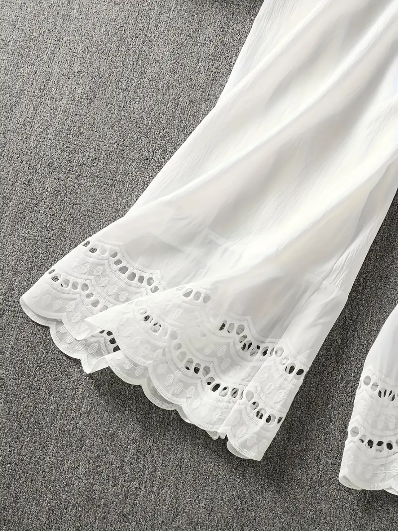 White cotton Trousers