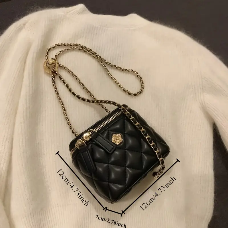 Quilted Chain Mini Shoulder Bags