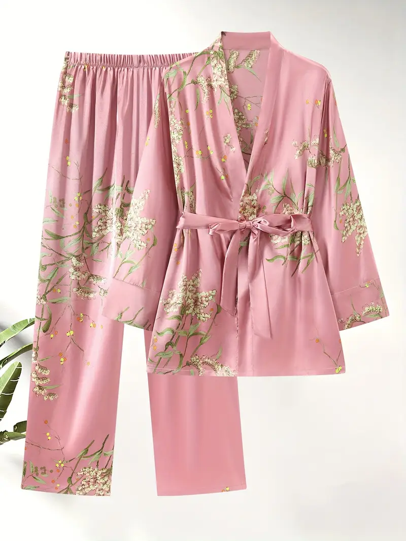 Floral Silk night wear