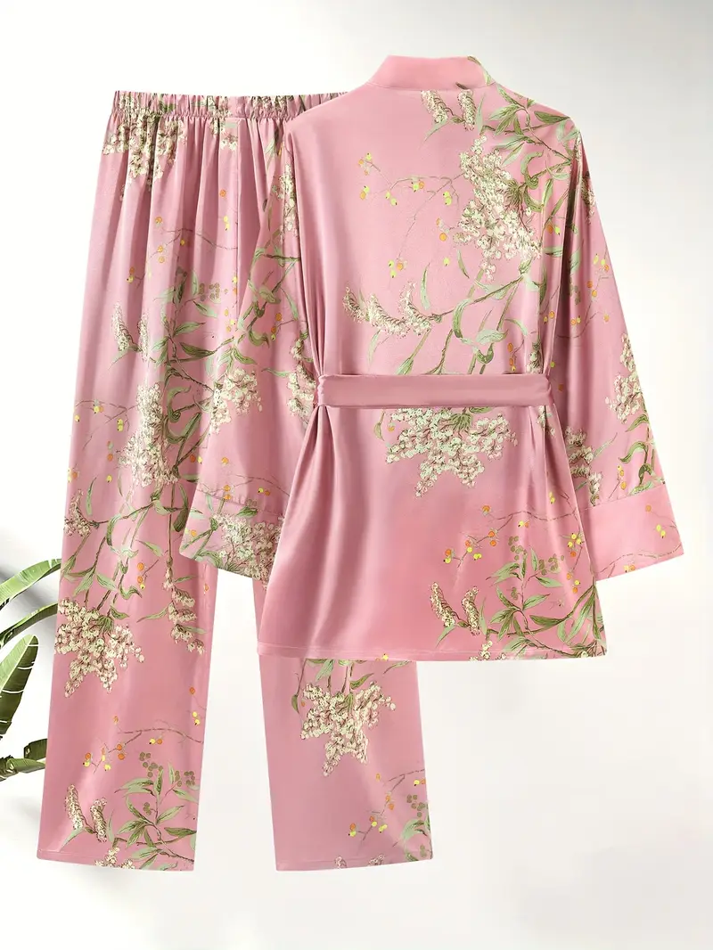 Floral Silk night wear