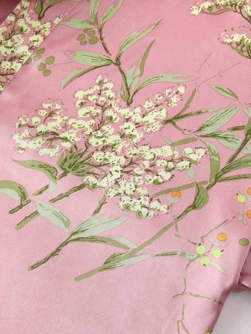 Floral Silk night wear