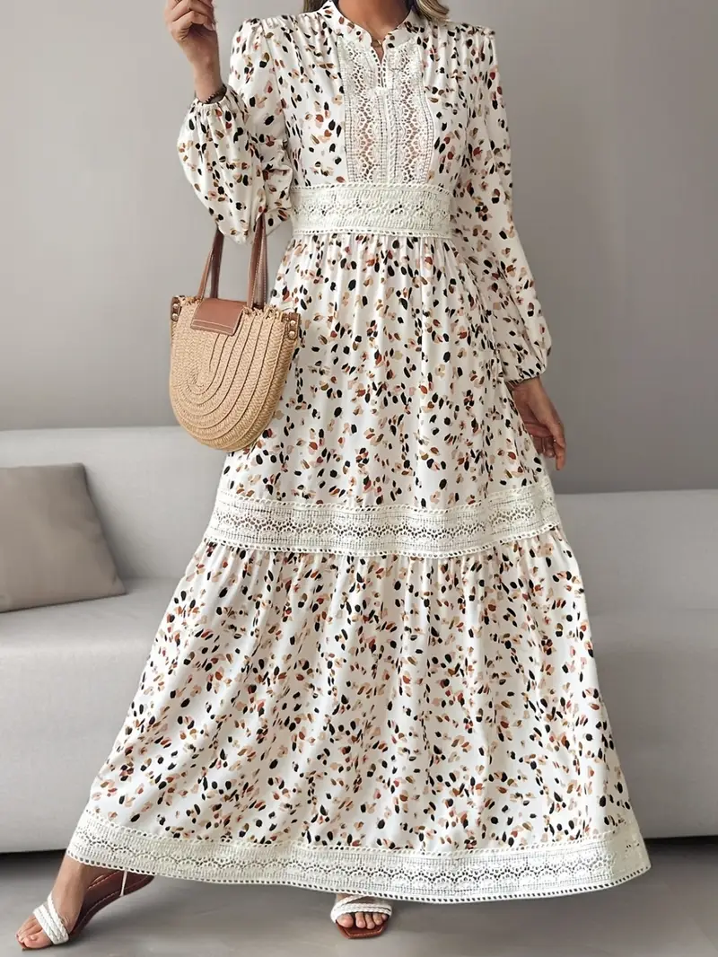 Fuchia Long dotted mazi