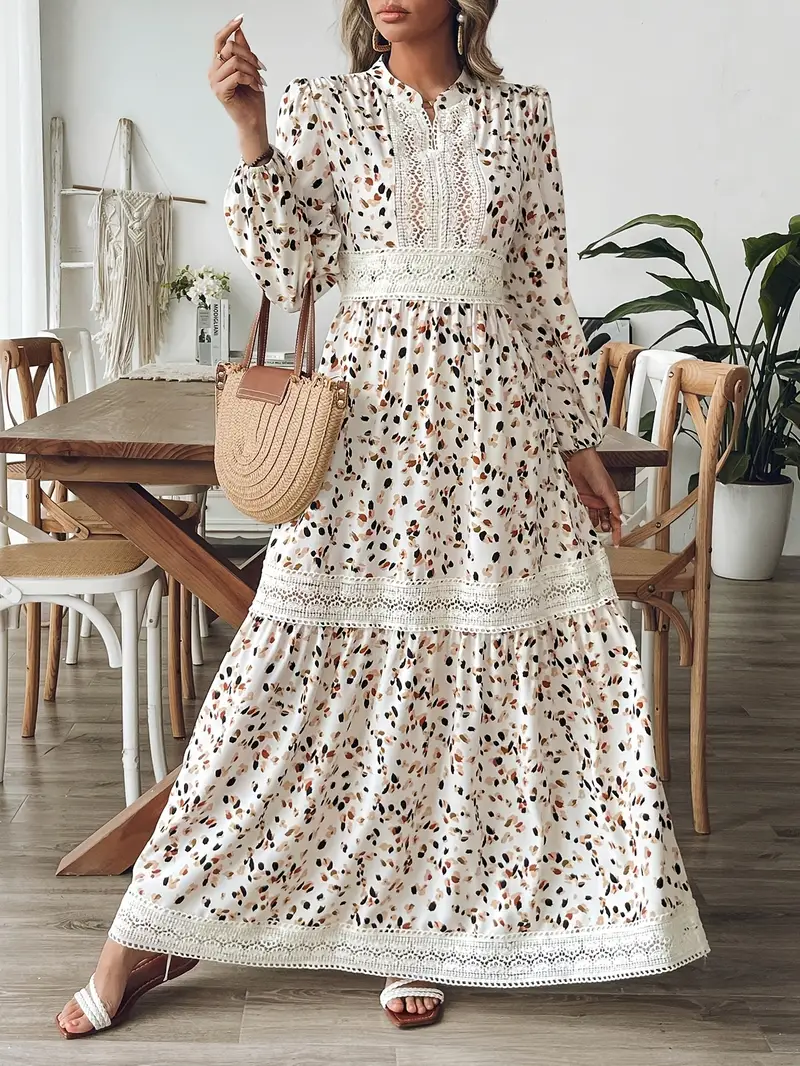 Fuchia Long dotted mazi