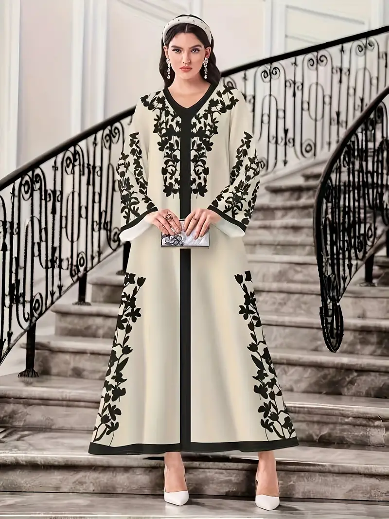 HELENA Embroidered Long Dress