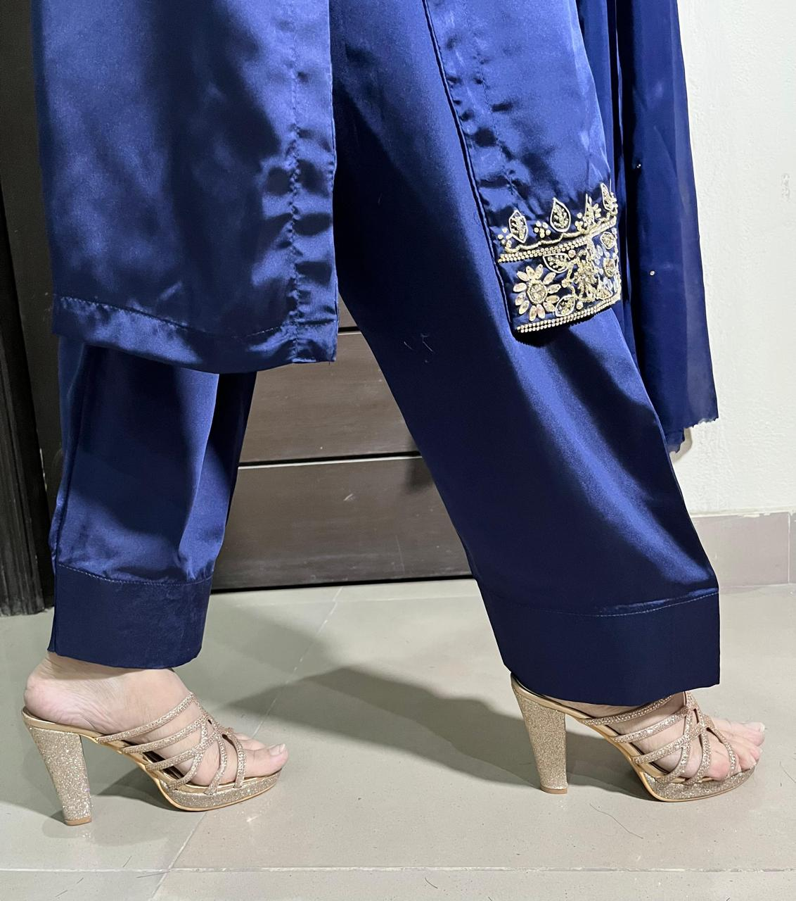 Navy Farshi Shalwar