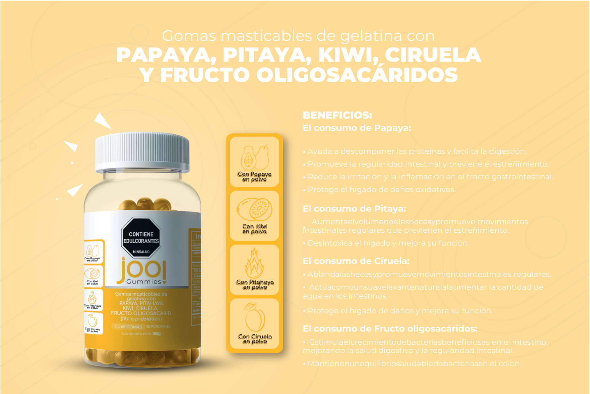 Jooi Gummies --  Digestivas y Probióticas