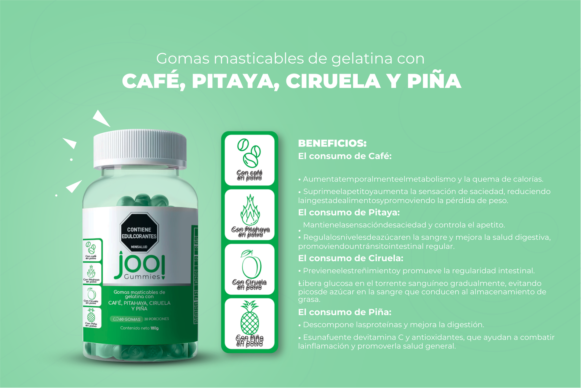 Jooi Gummies – Energía Natural y Metabolismo Activo