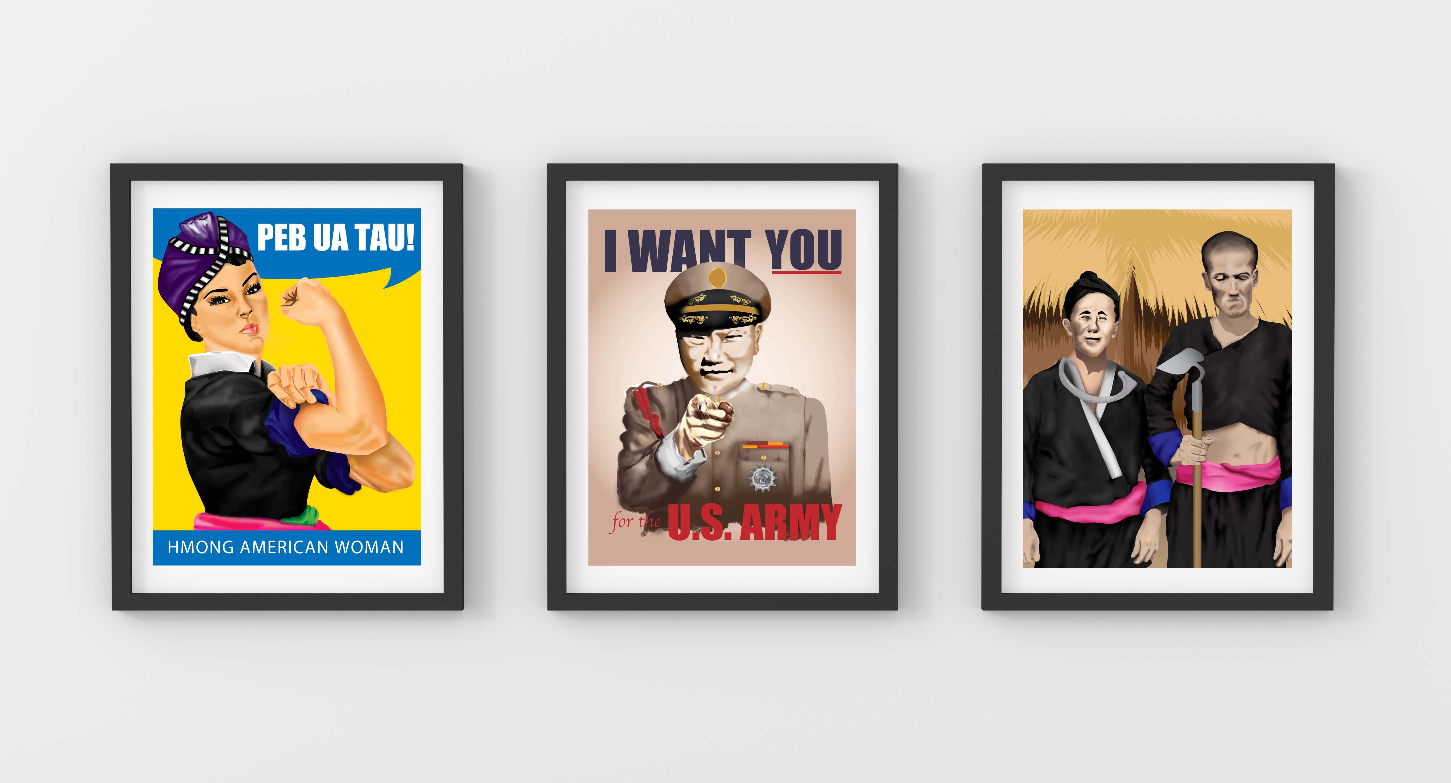 Hmong American Woman Poster