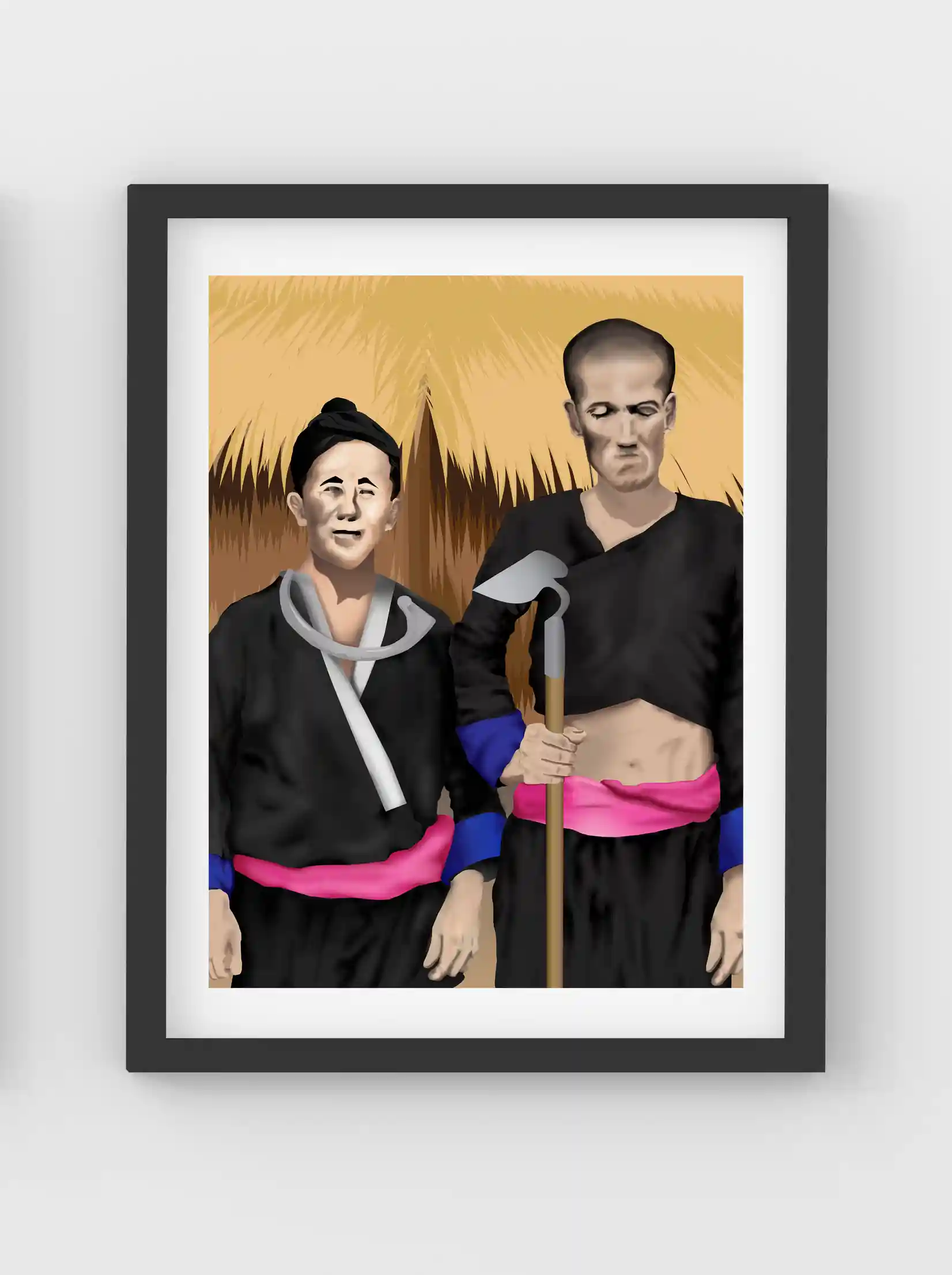 Traditional Farmer Artwork