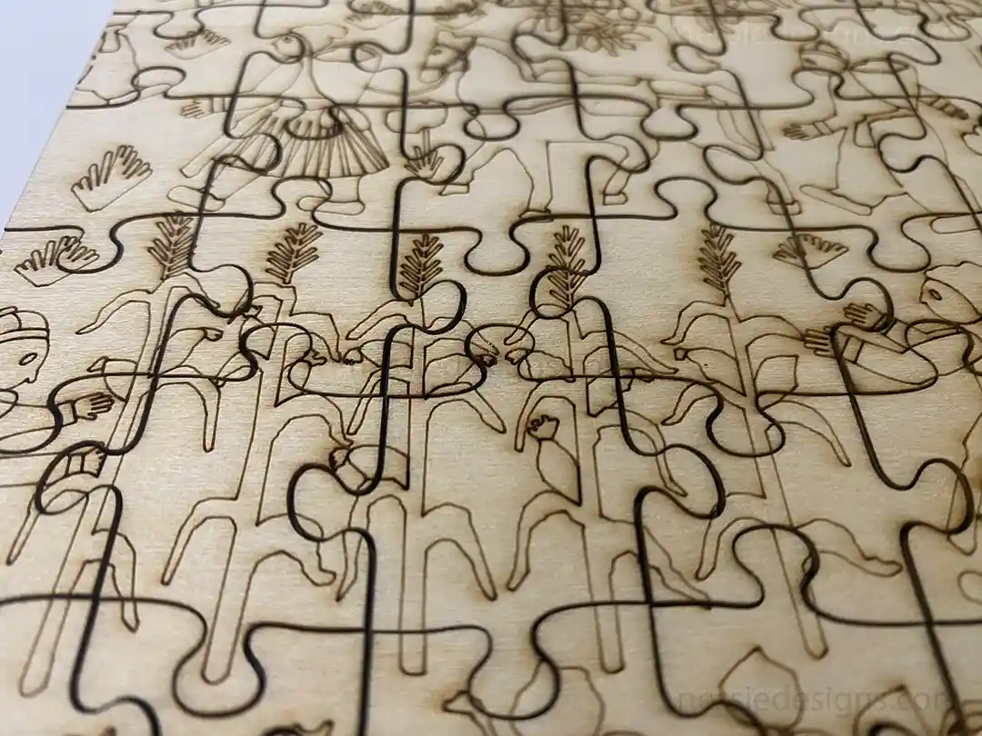 Story Cloth Wooden Jigsaw Puzzle