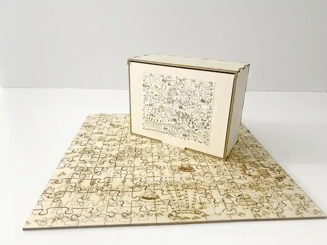 Story Cloth Wooden Jigsaw Puzzle