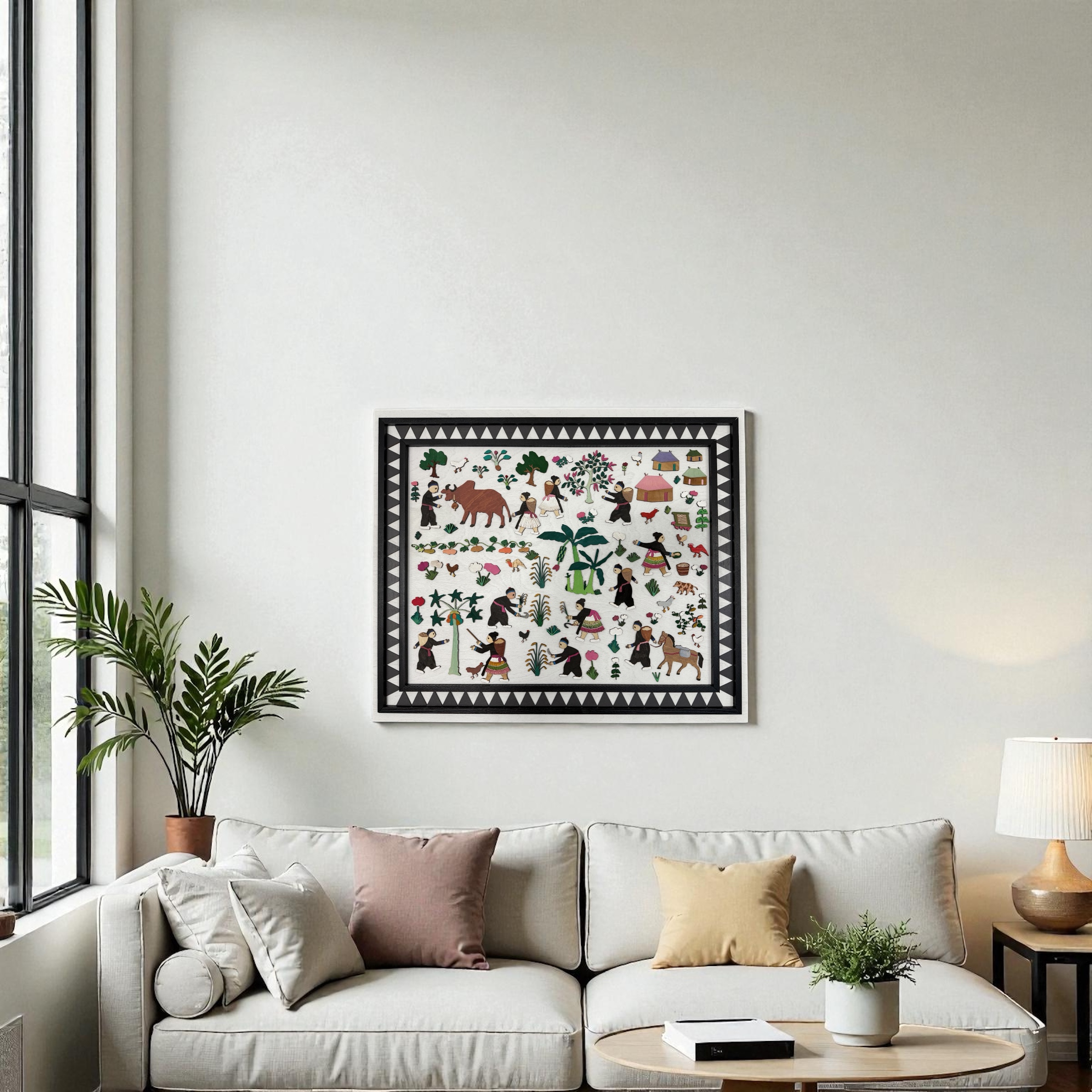 Large Story Cloth Art Frame