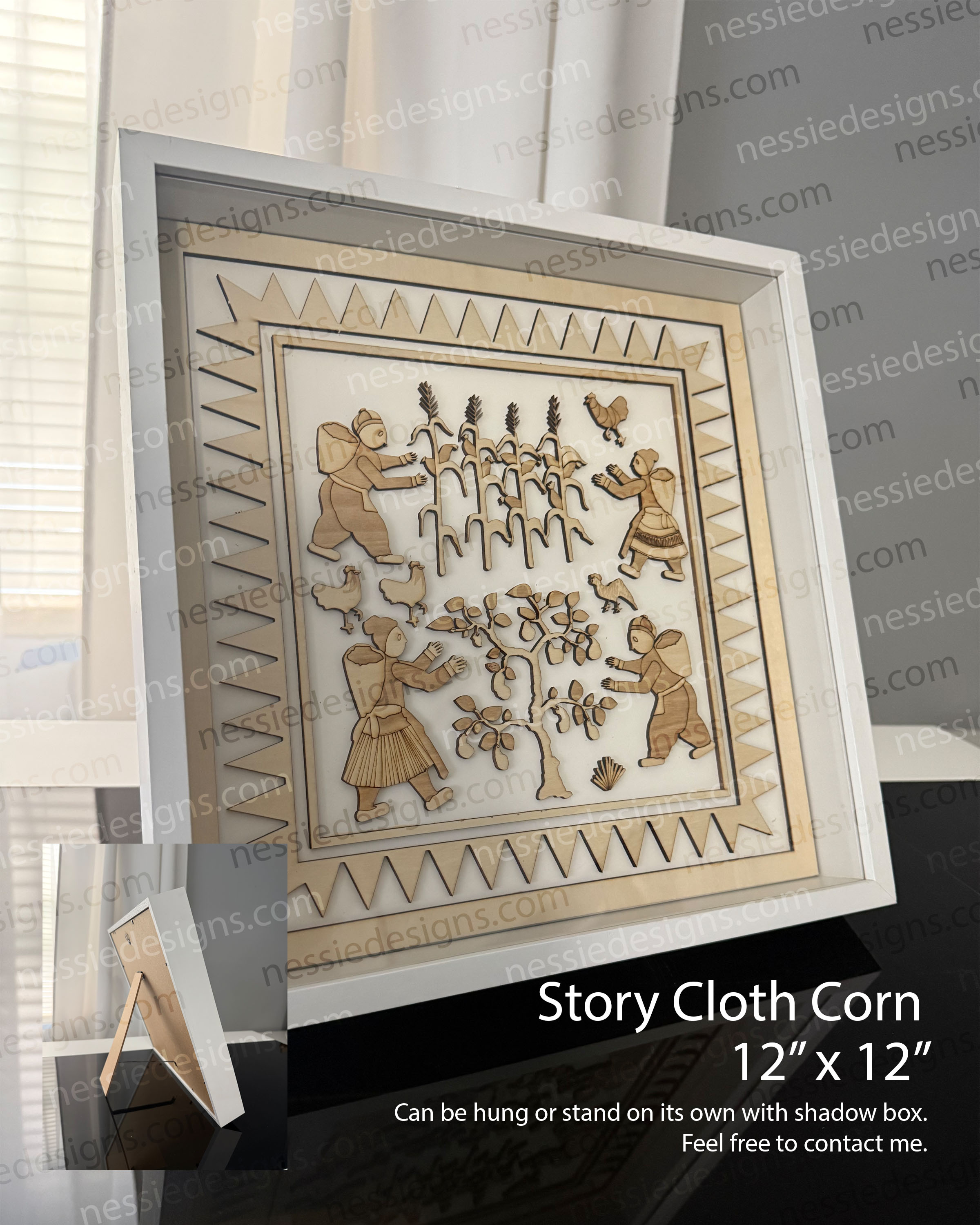 Shadow Box Framed Story Cloth 