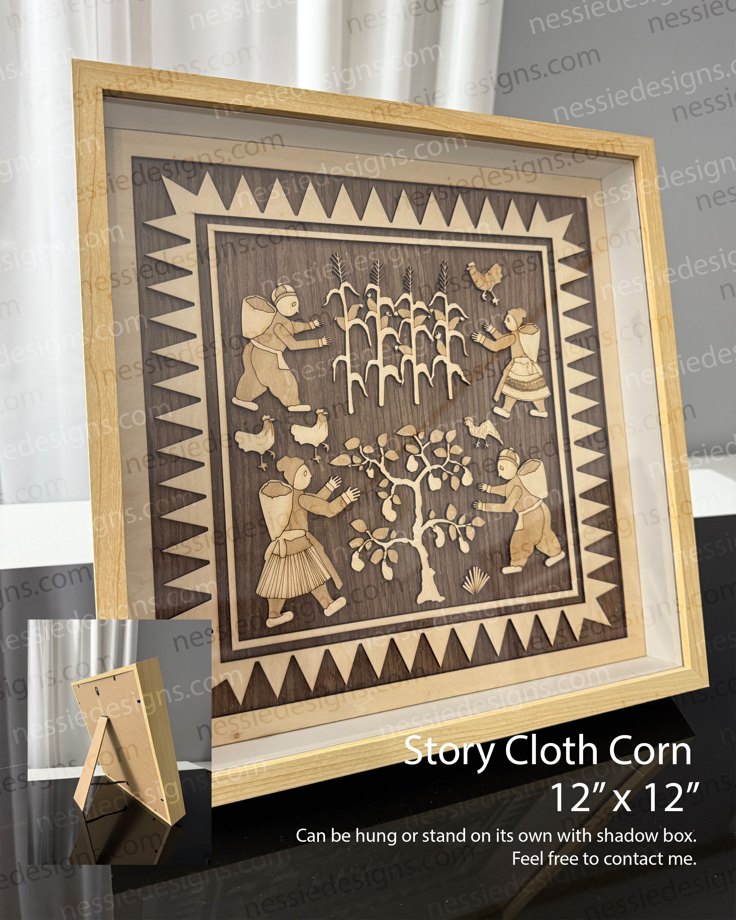 Shadow Box Framed Story Cloth 
