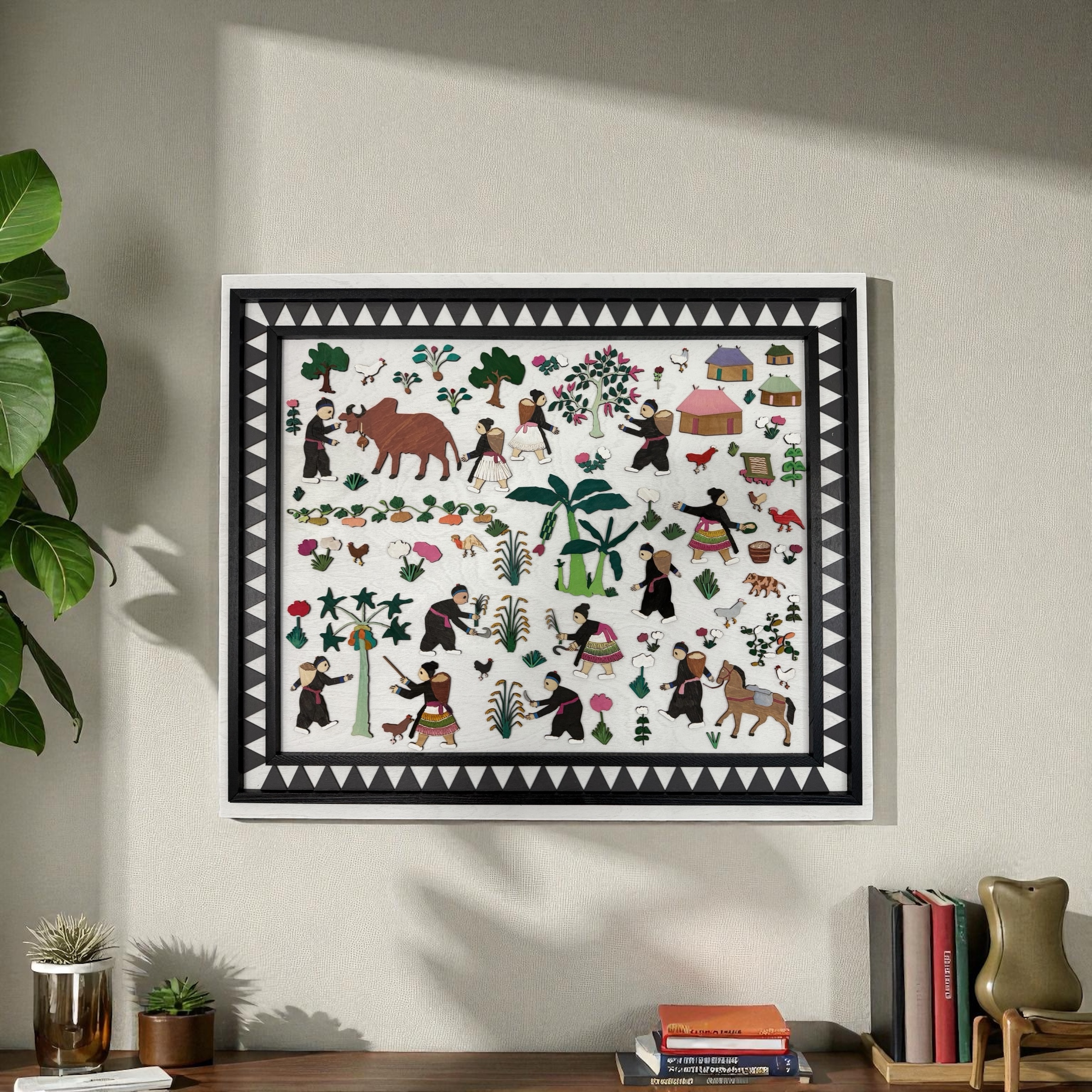Large Story Cloth Art Frame