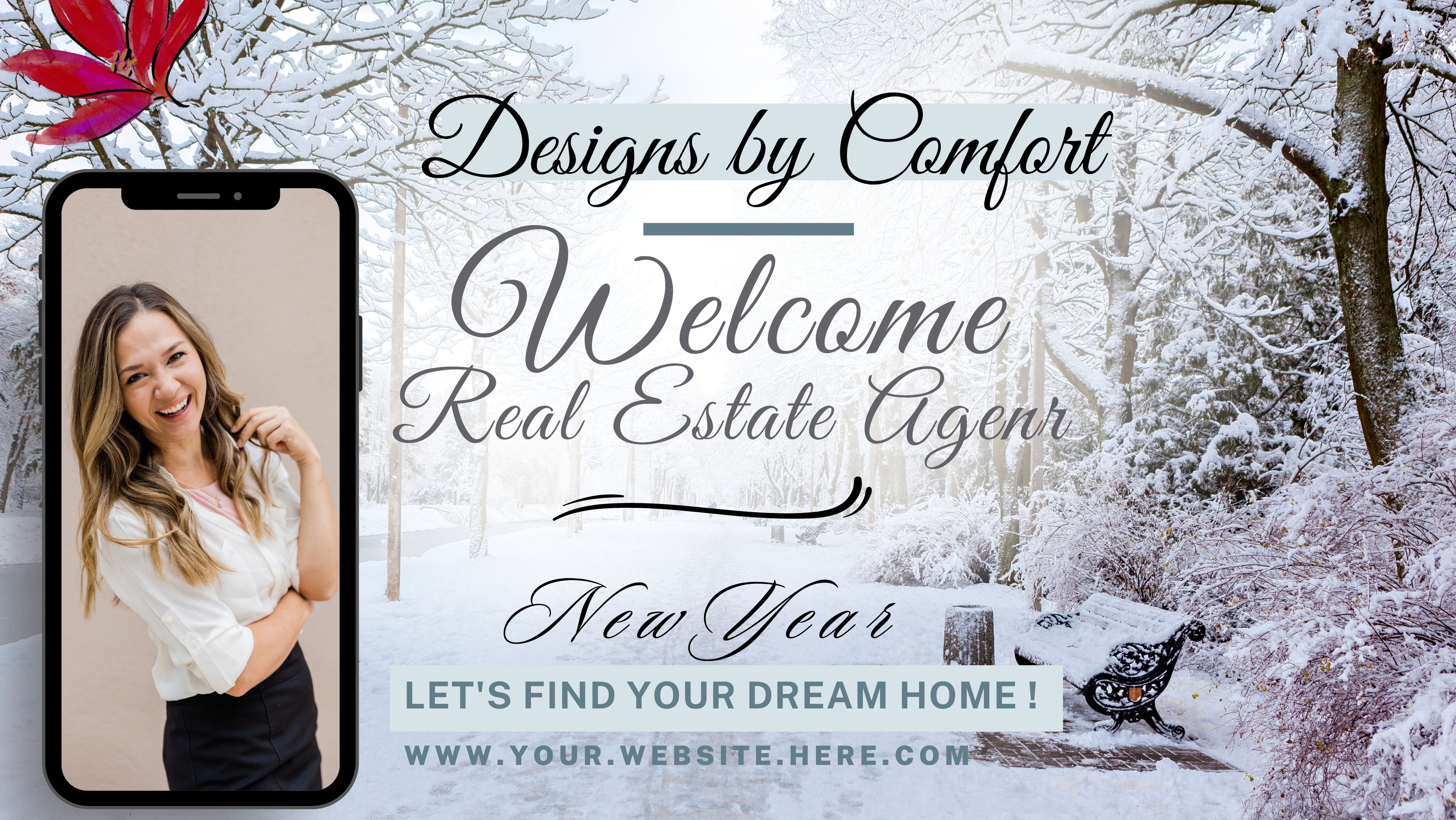 4  REAl Estate  Facebook Cover Templates Winter Theme