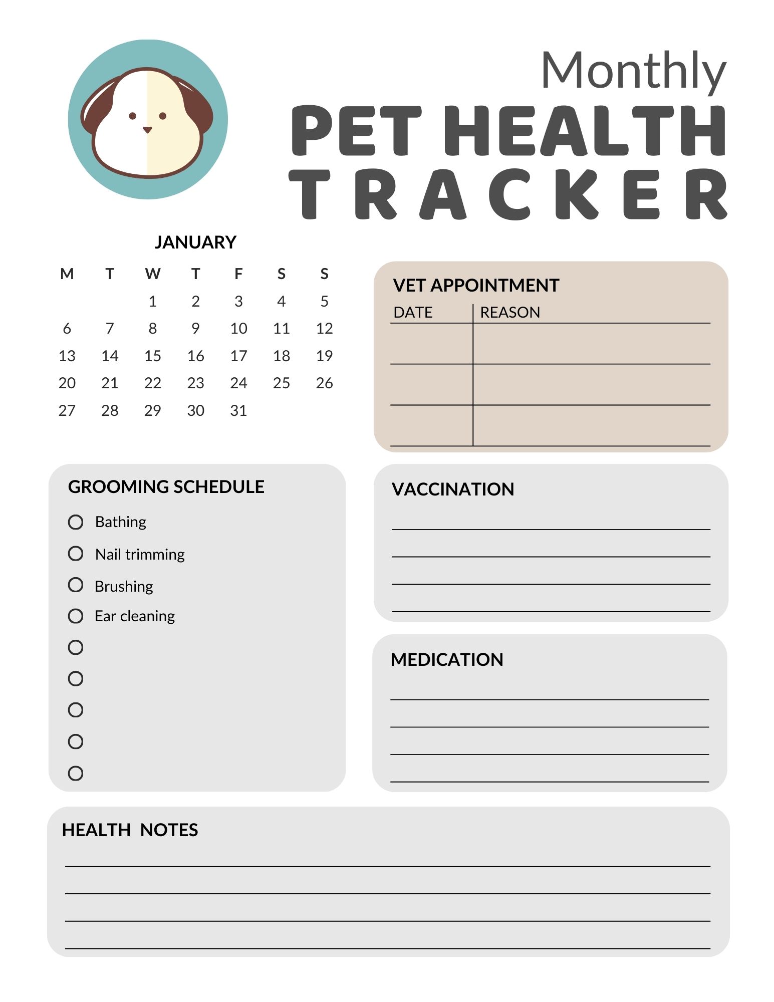 Pet Health Tracker Bundle