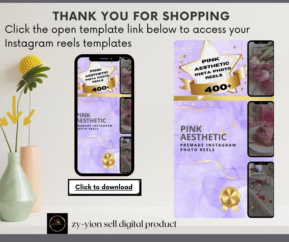 PINK AESTHETIC 400 + INSTAGRAM PHOTO REELS