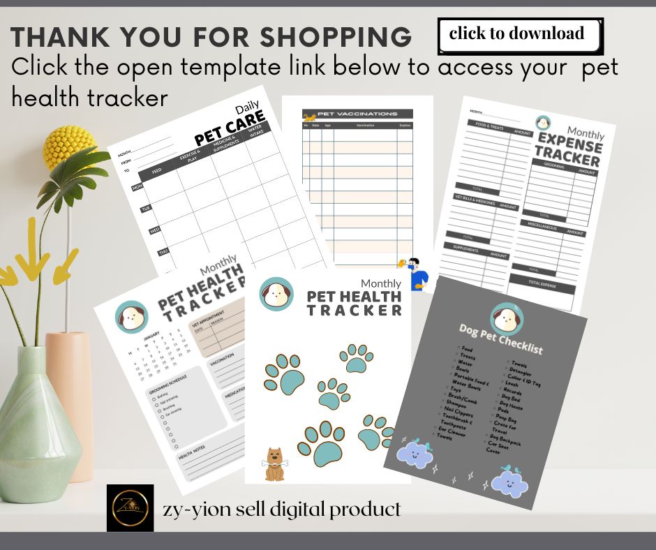 Pet Health Tracker Bundle