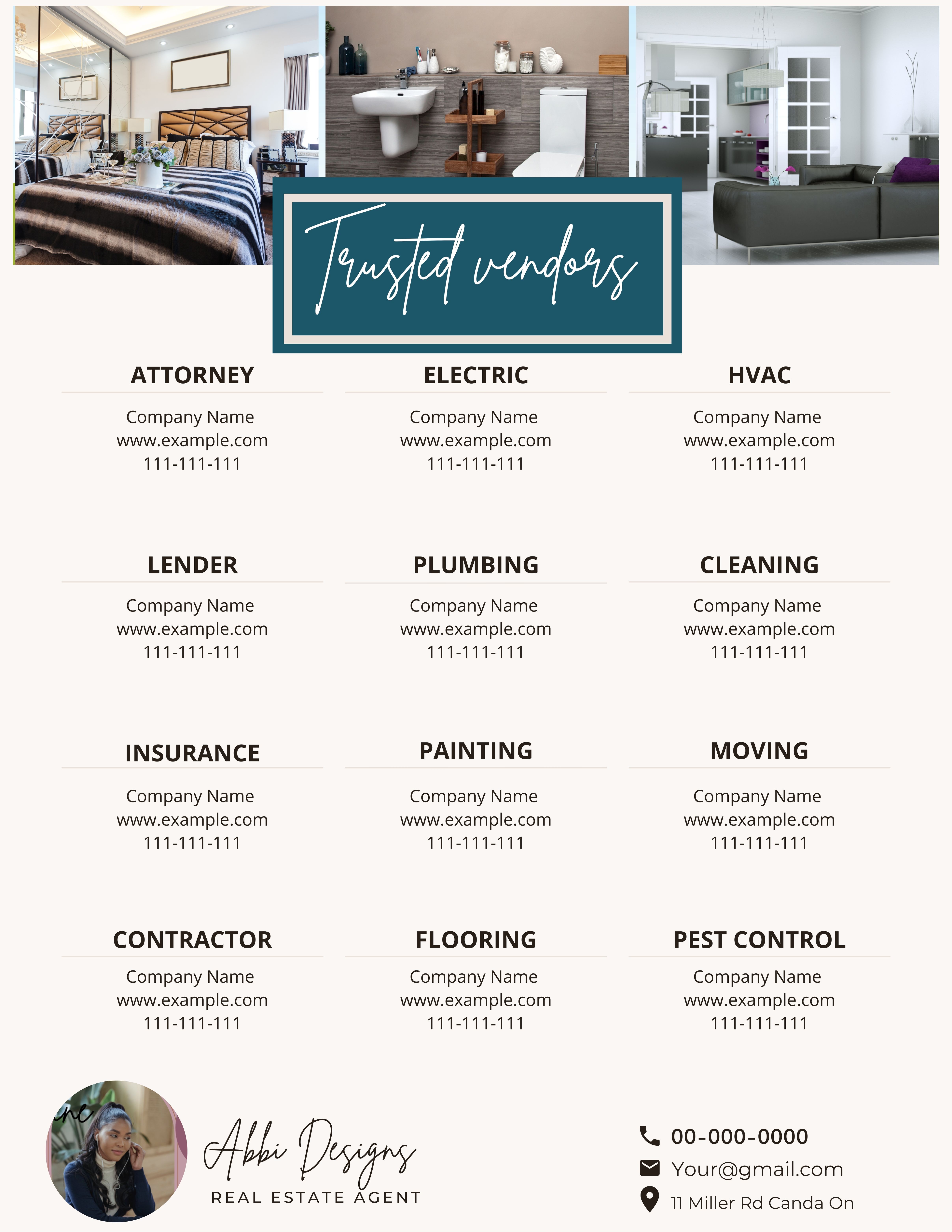 Real Estate Vendor Template