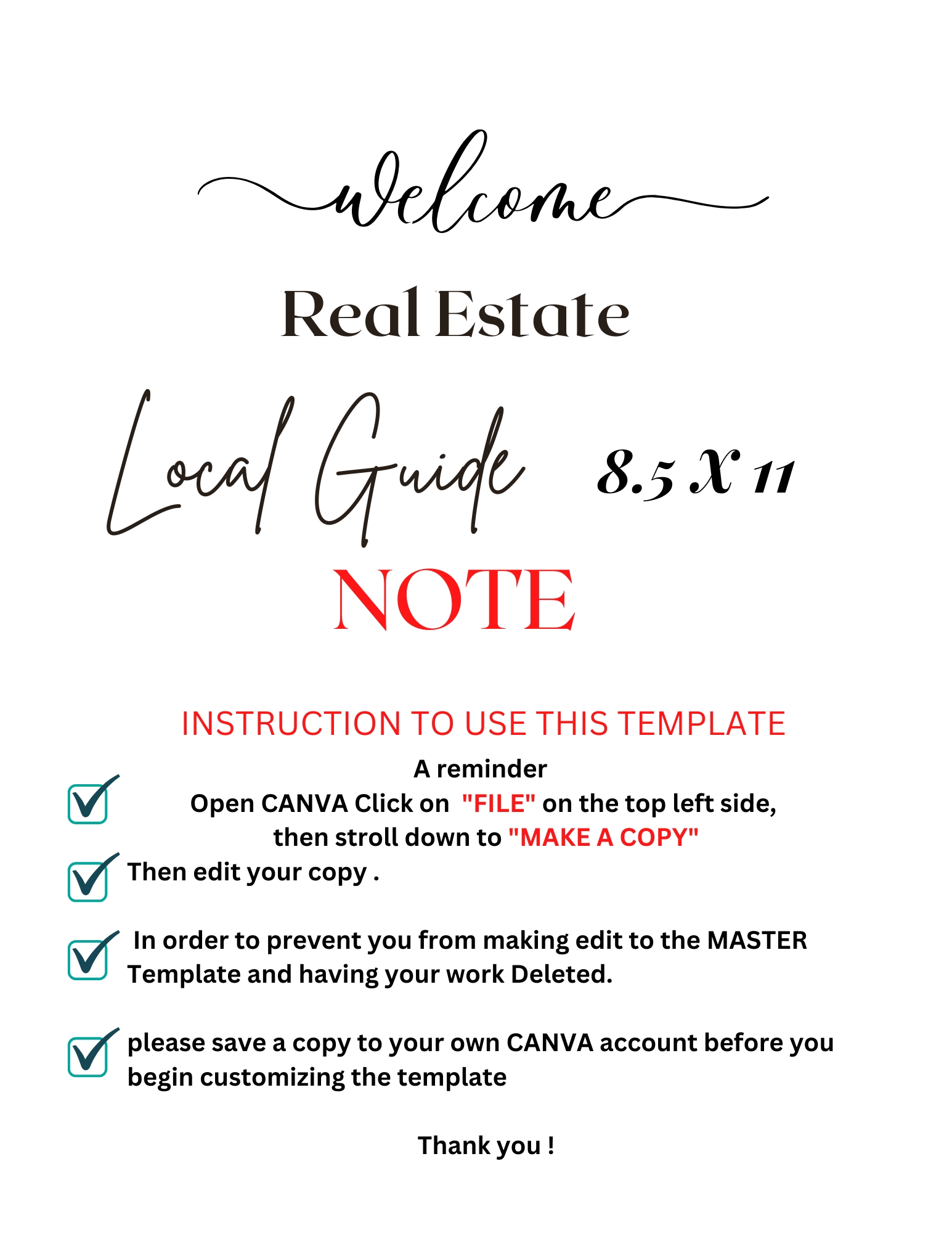 Real Estate Local Guide Real Estate Local  8.5 X 11