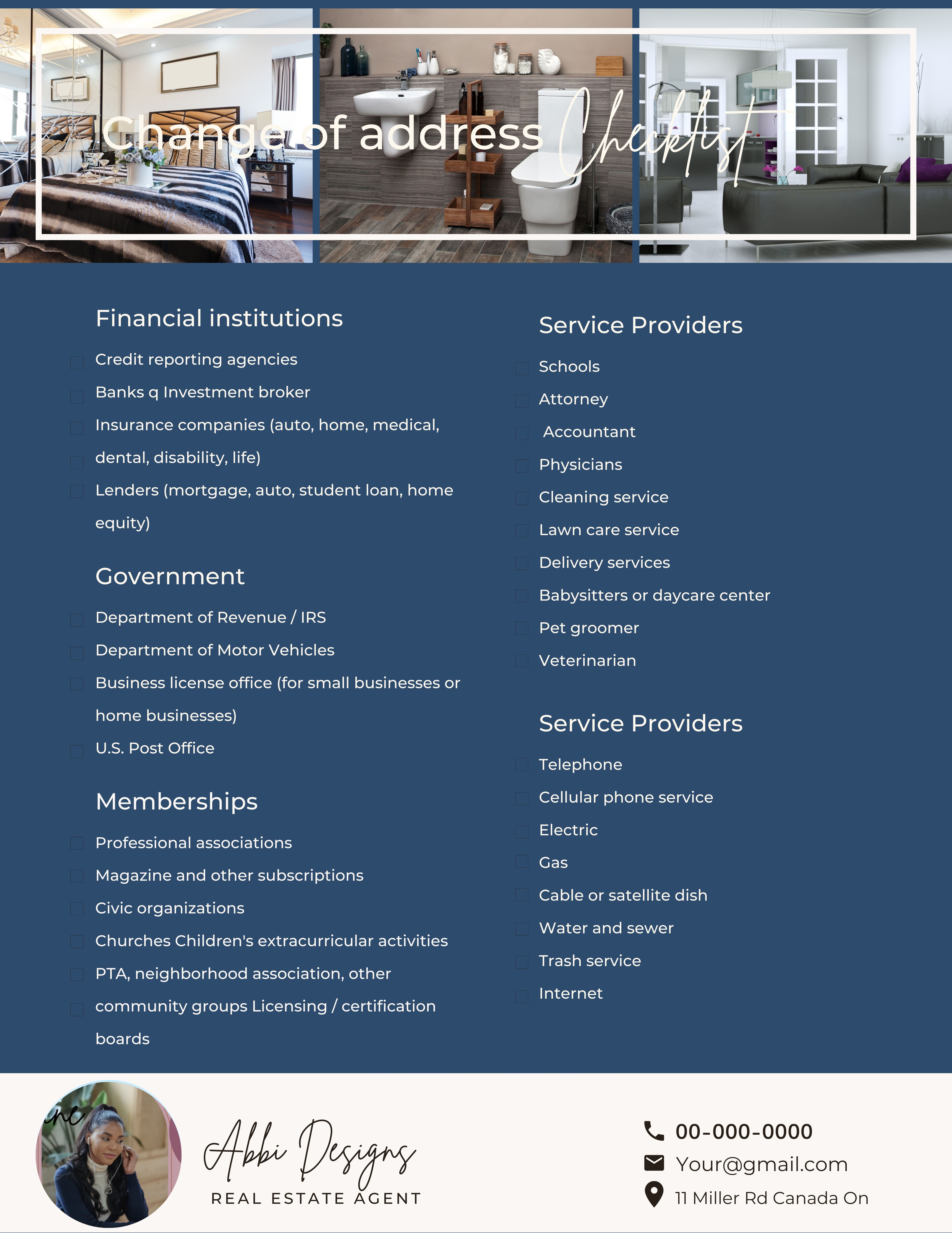 Real Estate Pre-listing Checklist Template