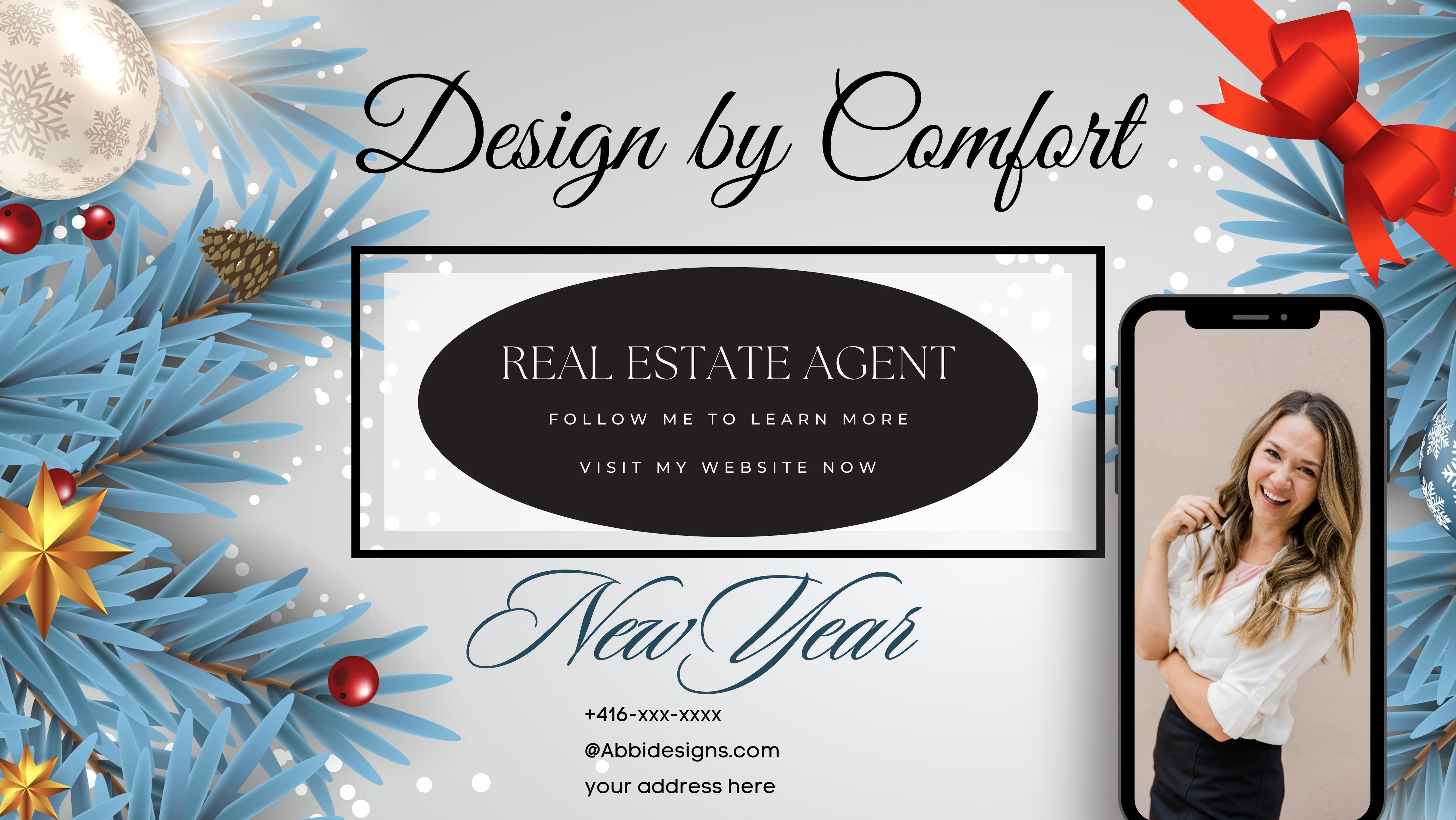 4  REAl Estate  Facebook Cover Templates Winter Theme