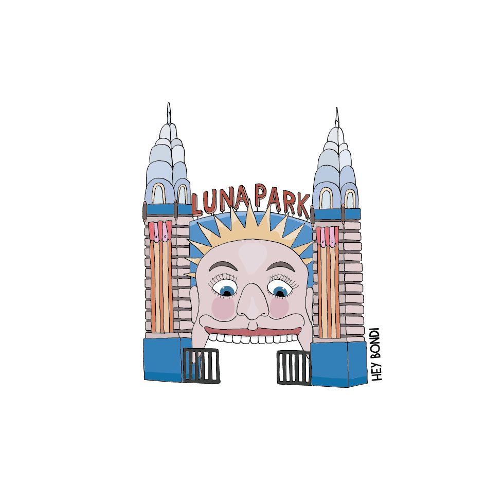 Luna Park sticker