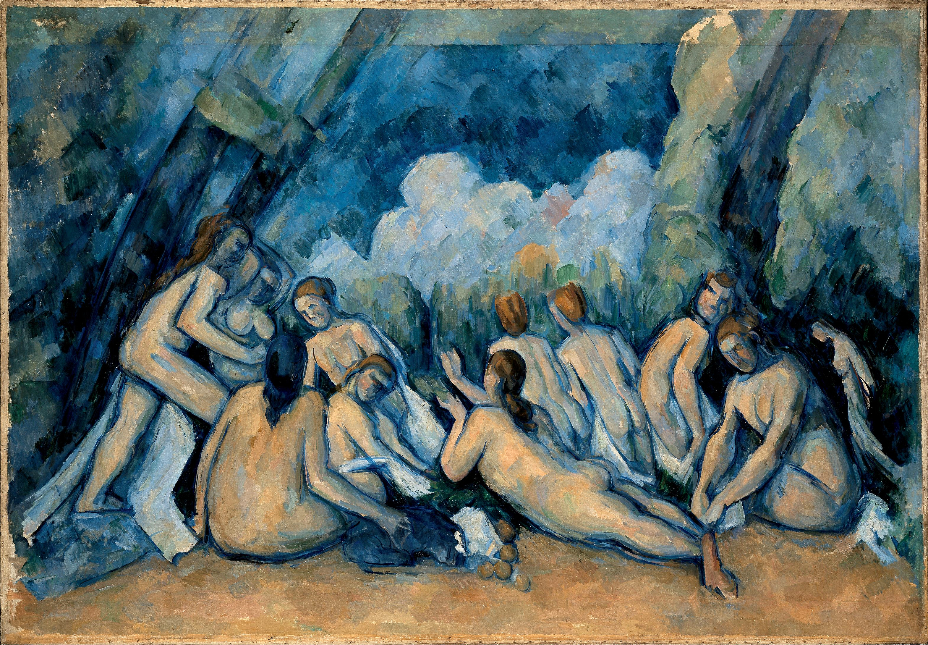 Las Grandes Baigneuses – Paul Cézanne 
