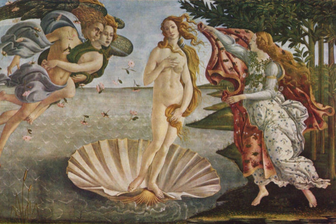 El Nacimiento de Venus – Sandro Botticelli