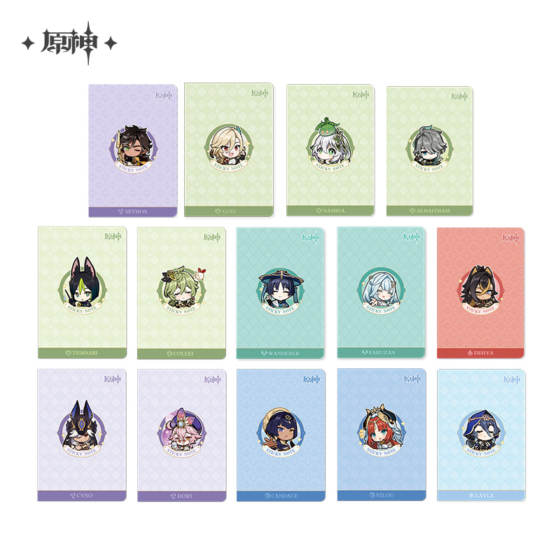 Sumeru Emoticon Series Chibi Sticky Notes