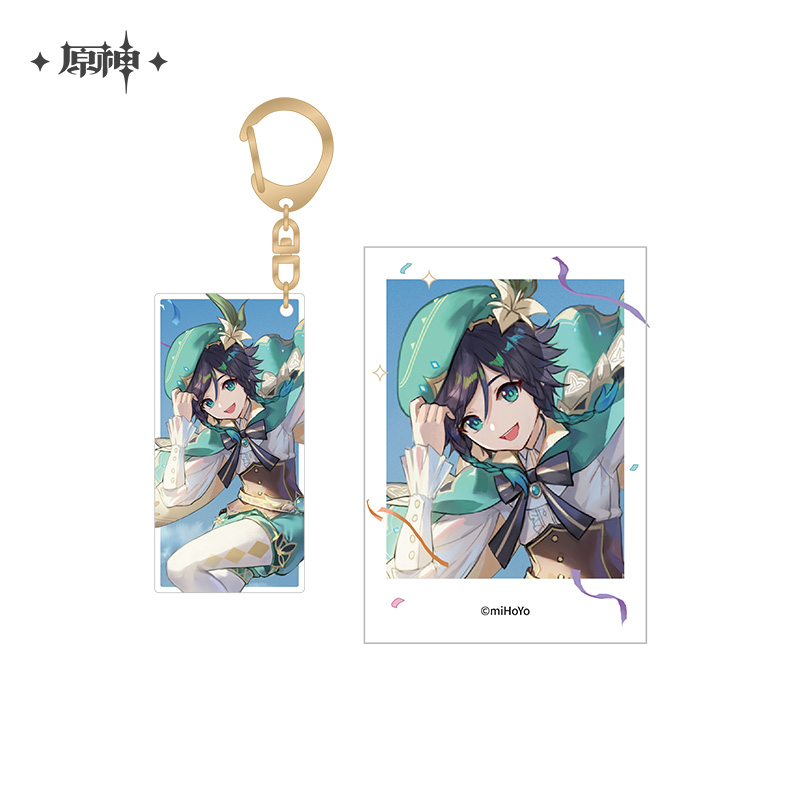 Genshin FES 2023 Series Keychain & Polaroid Set