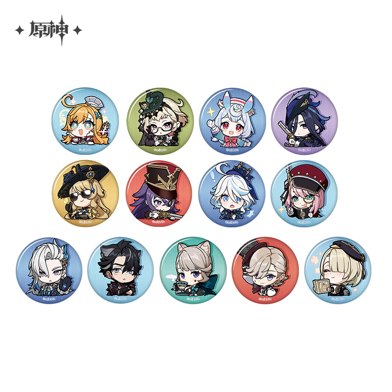 Fontaine Emoticon Series Chibi Badge