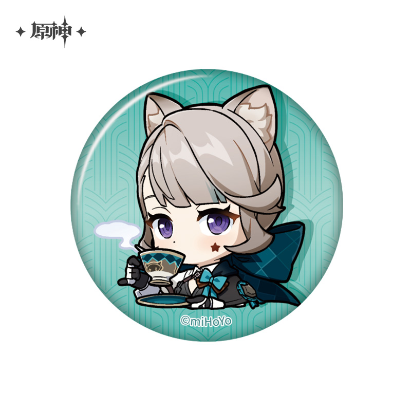 Fontaine Emoticon Series Chibi Badge