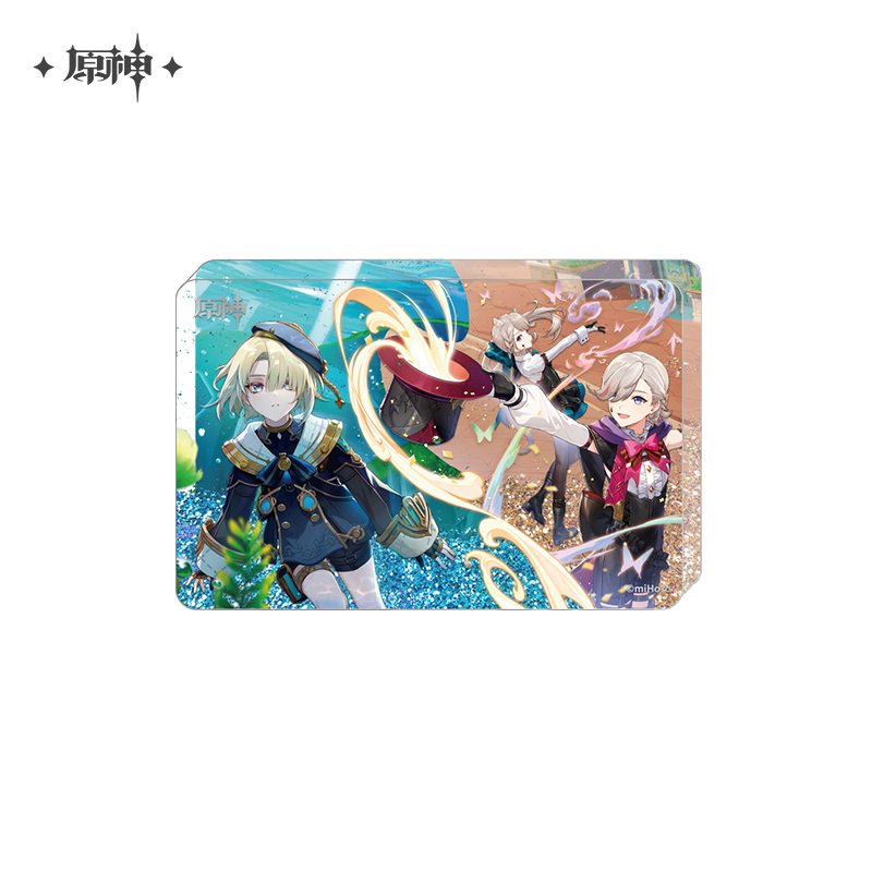 Character Theme Dual-Color Acrylic Quicksand