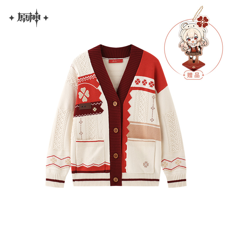 Klee Theme Knitted Cardigan