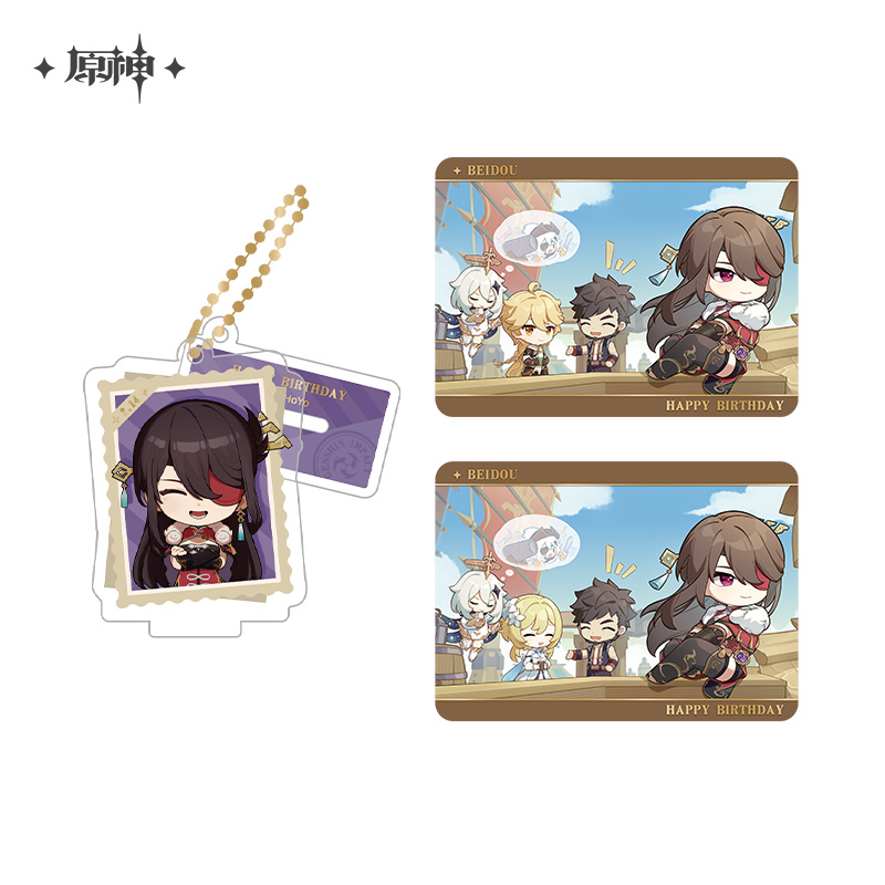Cherished Moments Series Chibi Acrylic Stand and Card Holder Set Vol.6
