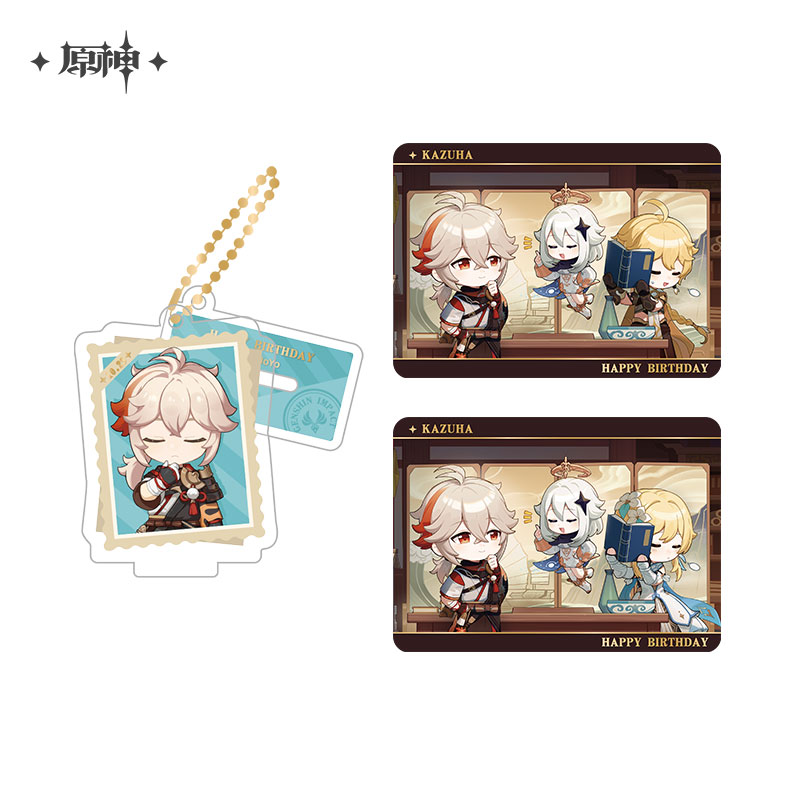Cherished Moments Series Chibi Acrylic Stand and Card Holder Set Vol.4