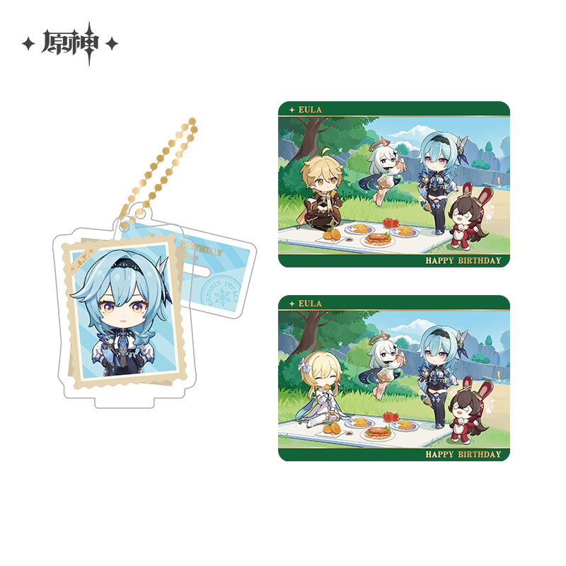 Cherished Moments Series Chibi Acrylic Stand and Card Holder Set Vol.4