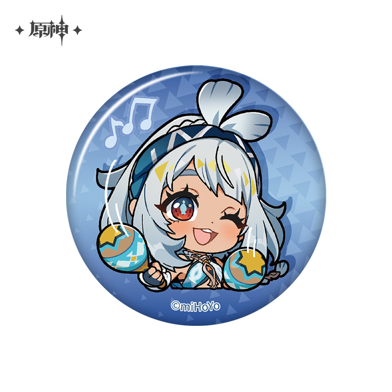 Natlan Emoticon Series Chibi Badge