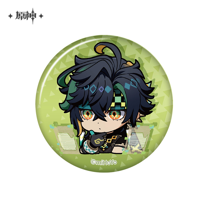 Natlan Emoticon Series Chibi Badge