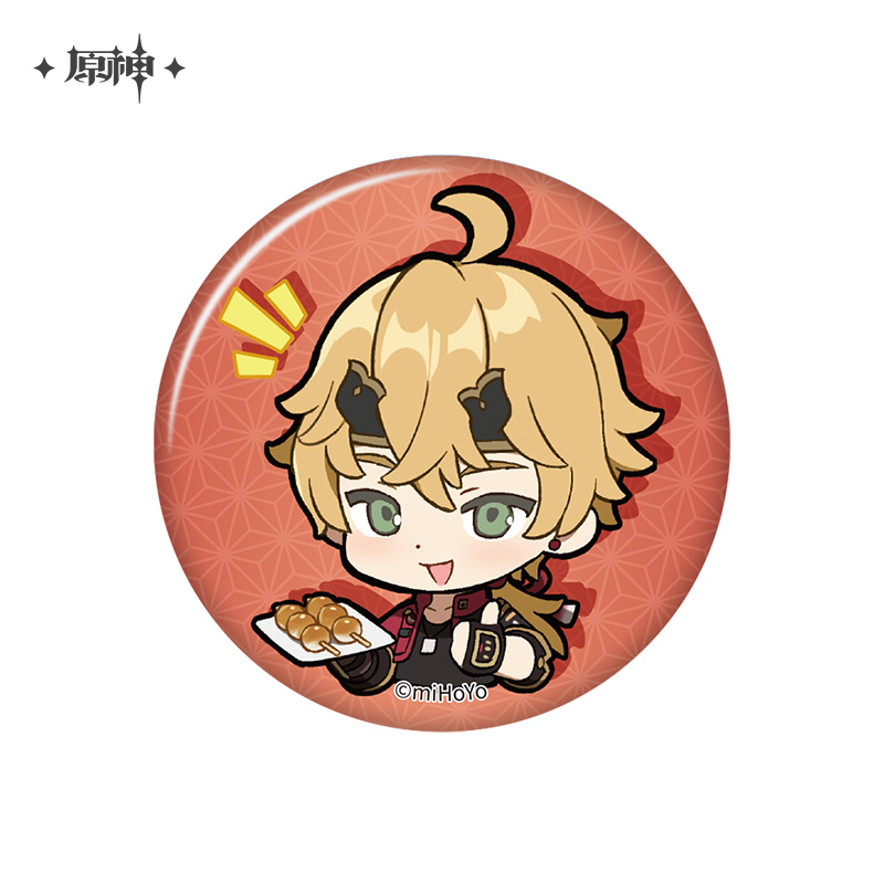 Inazuma Emoticon Series Chibi Badge