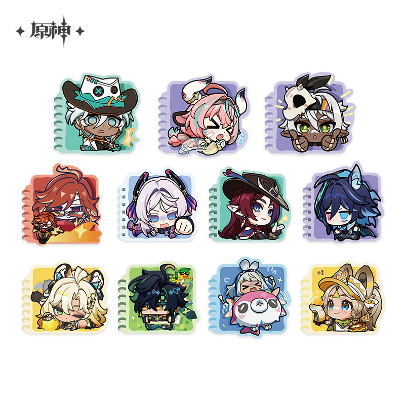 Natlan Emoticon Series Chibi Notebook