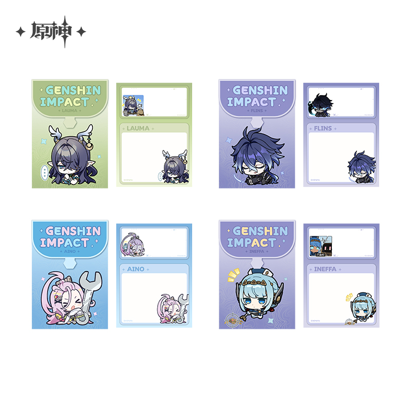 Nod-Krai Emoticon Series Chibi Sticky Notes