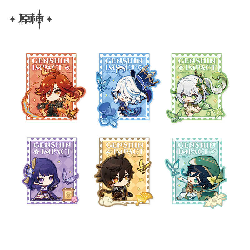 Teyvat Exhibition Series Chibi Velcro
